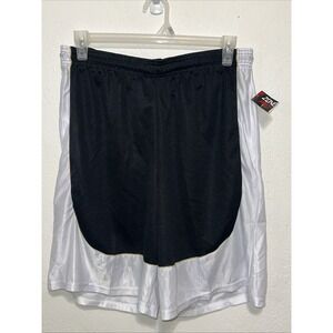 Zone Pro Mens Basketball Shorts Black White Mesh Athletic Gym XL NWT